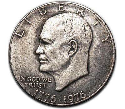  Монета 1 доллар 1976 «200 лет независимости США» (копия), фото 2 